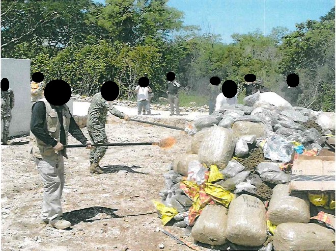 Incinera FGR más de 700 kilos de narcóticos en Yucatán