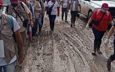 Continúan acciones de atención a la población afectada por lluvias varios estados