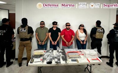 Desarticulan célula del Cártel del Golfo, cuatro delincuentes se dedicaban al tráfico de armas