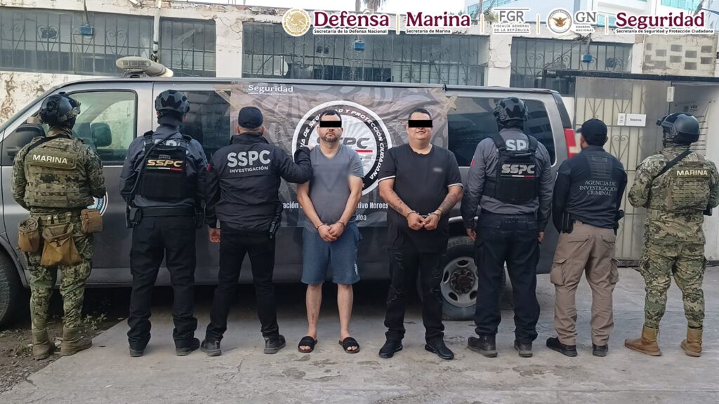Detienen a integrantes de Los Chapitos y del CJNG