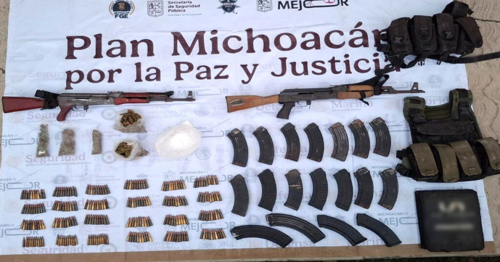 Detenciones, cateos y aseguramientos de armas de fuego en nueve estados: SSPC